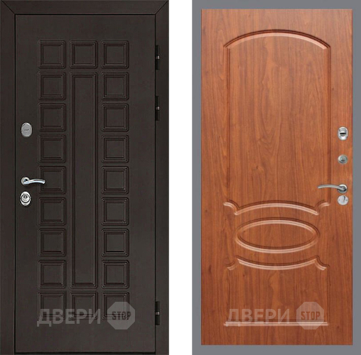 Входная металлическая Дверь Рекс (REX) Сенатор 3К FL-128 Морёная берёза в Наро-Фоминске