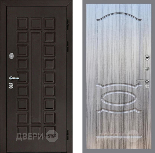 Входная металлическая Дверь Рекс (REX) Сенатор 3К FL-128 Сандал грей в Наро-Фоминске