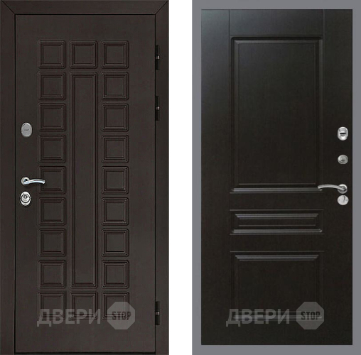 Входная металлическая Дверь Рекс (REX) Сенатор 3К FL-243 Венге в Наро-Фоминске