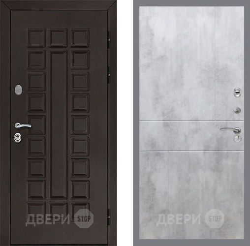 Входная металлическая Дверь Рекс (REX) Сенатор 3К FL-290 Бетон светлый в Наро-Фоминске
