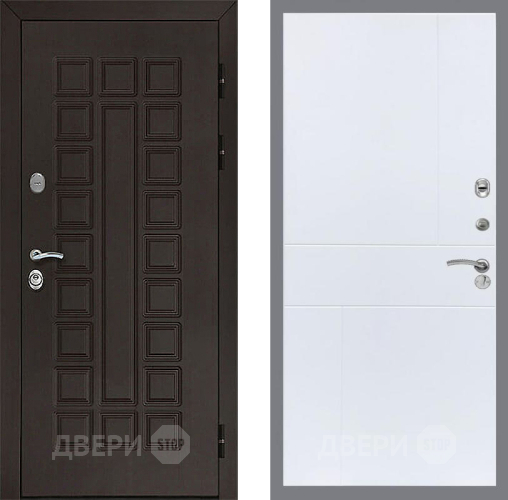 Входная металлическая Дверь Рекс (REX) Сенатор 3К FL-290 Силк Сноу в Наро-Фоминске