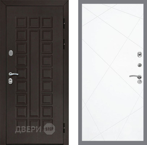 Входная металлическая Дверь Рекс (REX) Сенатор 3К FL-291 Силк Сноу в Наро-Фоминске