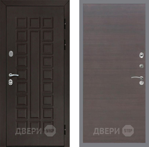 Входная металлическая Дверь Рекс (REX) Сенатор 3К GL венге поперечный в Наро-Фоминске