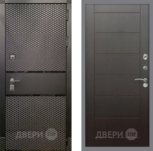 Входная металлическая Дверь Рекс (REX) 15 Черный Кварц Сити Венге в Наро-Фоминске