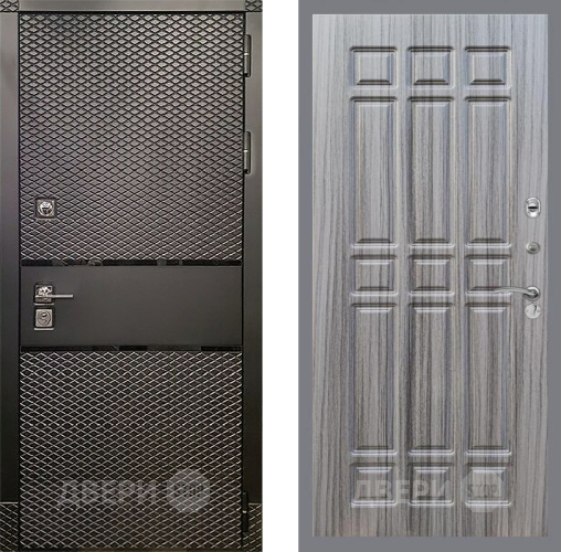 Входная металлическая Дверь Рекс (REX) 15 Черный Кварц FL-33 Сандал грей в Наро-Фоминске