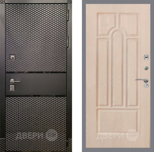Дверь Рекс (REX) 15 Черный Кварц FL-58 Беленый дуб в Наро-Фоминске