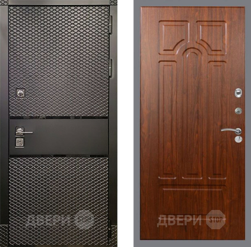 Входная металлическая Дверь Рекс (REX) 15 Черный Кварц FL-58 Морёная берёза в Наро-Фоминске