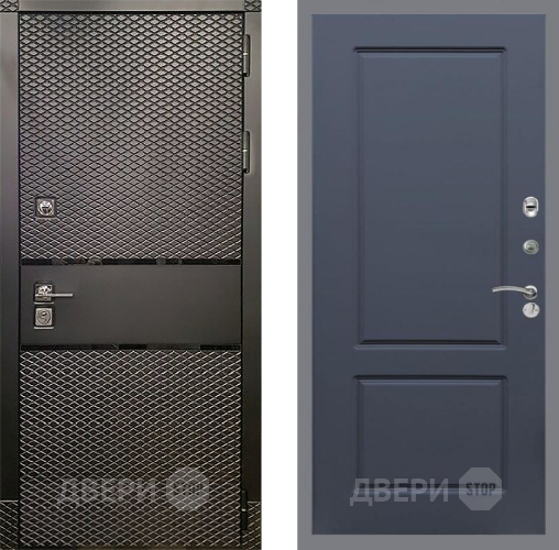 Входная металлическая Дверь Рекс (REX) 15 Черный Кварц FL-117 Силк титан в Наро-Фоминске