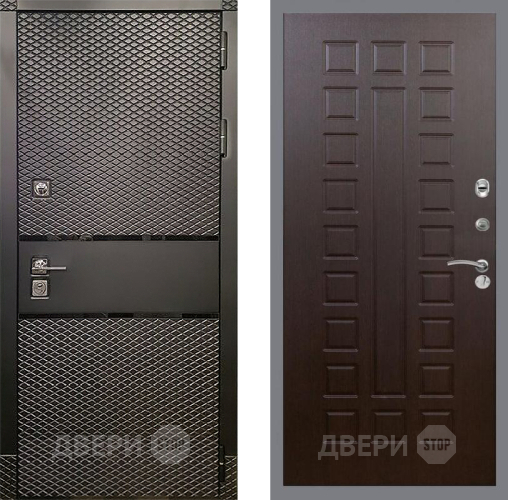 Входная металлическая Дверь Рекс (REX) 15 Черный Кварц FL-183 Венге в Наро-Фоминске
