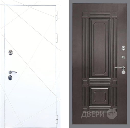 Входная металлическая Дверь Рекс (REX) 13 Силк Сноу FL-2 Венге в Наро-Фоминске