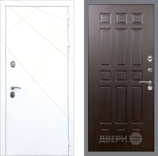 Входная металлическая Дверь Рекс (REX) 13 Силк Сноу FL-33 Венге в Наро-Фоминске