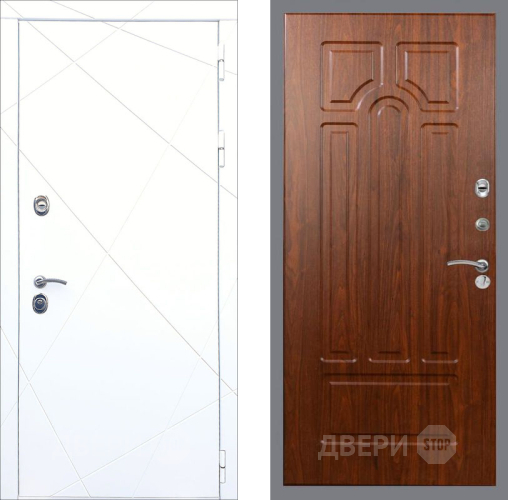 Входная металлическая Дверь Рекс (REX) 13 Силк Сноу FL-58 Морёная берёза в Наро-Фоминске