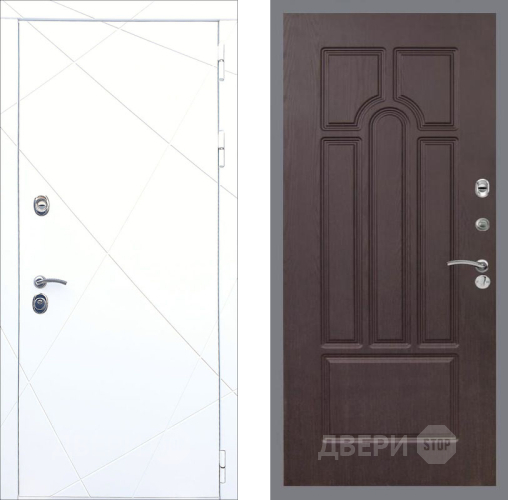 Входная металлическая Дверь Рекс (REX) 13 Силк Сноу FL-58 Венге в Наро-Фоминске
