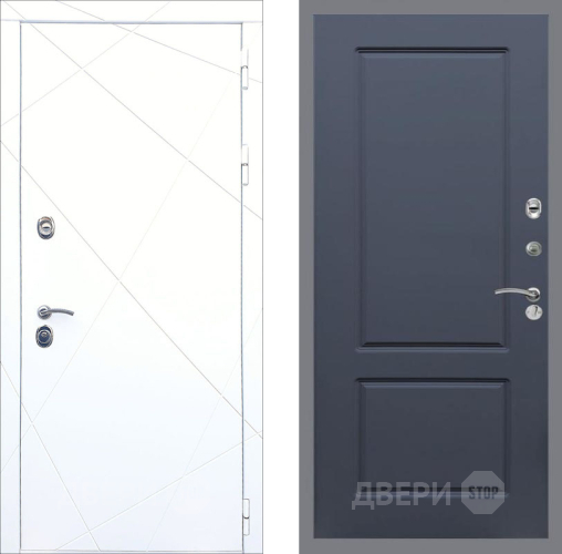 Входная металлическая Дверь Рекс (REX) 13 Силк Сноу FL-117 Силк титан в Наро-Фоминске