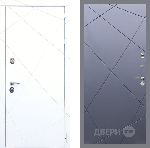 Входная металлическая Дверь Рекс (REX) 13 Силк Сноу FL-291 Силк титан в Наро-Фоминске