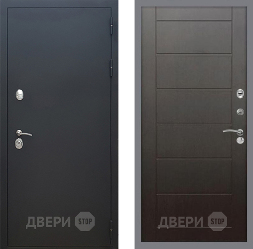 Входная металлическая Дверь Рекс (REX) 5 Черный Муар Сити Венге в Наро-Фоминске