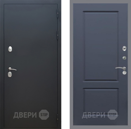 Входная металлическая Дверь Рекс (REX) 5 Черный Муар FL-117 Силк титан в Наро-Фоминске