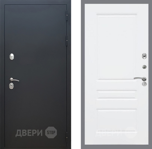 Дверь Рекс (REX) 5 Черный Муар FL-243 Силк Сноу в Наро-Фоминске