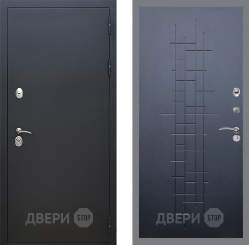 Входная металлическая Дверь Рекс (REX) 5 Черный Муар FL-289 Ясень черный в Наро-Фоминске