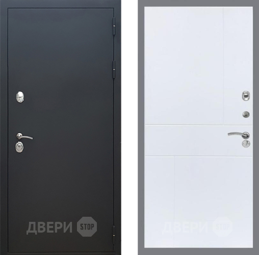 Дверь Рекс (REX) 5 Черный Муар FL-290 Силк Сноу в Наро-Фоминске
