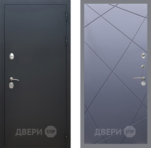 Дверь Рекс (REX) 5 Черный Муар FL-291 Силк титан в Наро-Фоминске