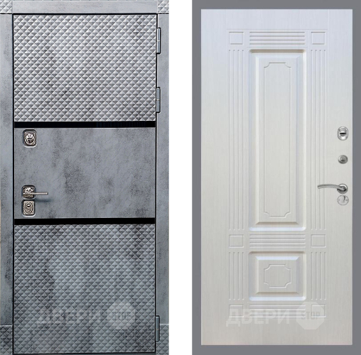 Входная металлическая Дверь Рекс (REX) 15 Бетон Темный FL-2 Лиственница беж в Наро-Фоминске
