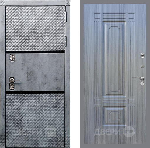 Входная металлическая Дверь Рекс (REX) 15 Бетон Темный FL-2 Сандал грей в Наро-Фоминске