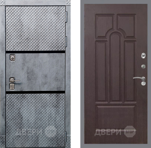 Входная металлическая Дверь Рекс (REX) 15 Бетон Темный FL-58 Венге в Наро-Фоминске