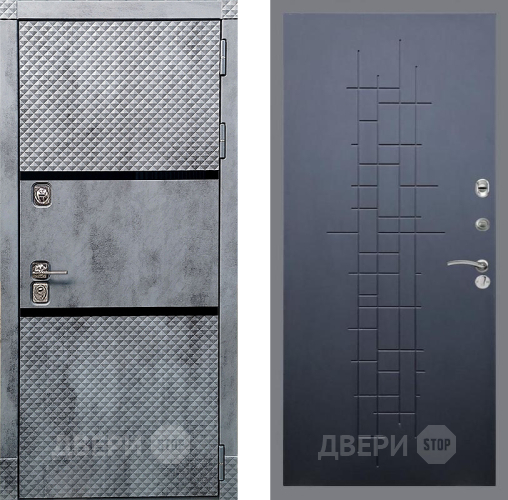 Входная металлическая Дверь Рекс (REX) 15 Бетон Темный FL-289 Ясень черный в Наро-Фоминске