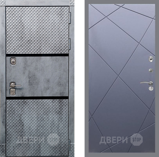 Дверь Рекс (REX) 15 Бетон Темный FL-291 Силк титан в Наро-Фоминске