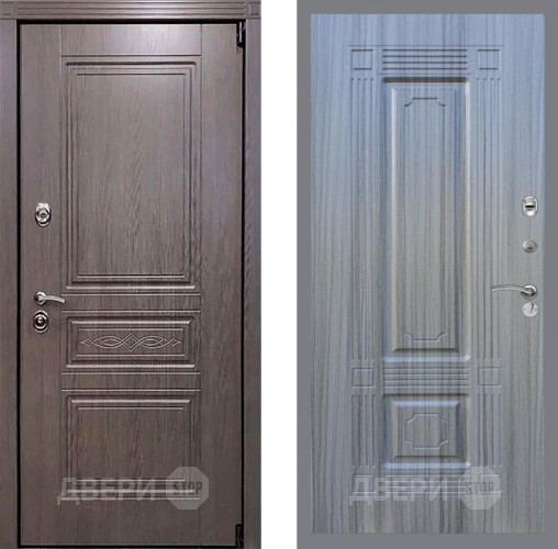 Входная металлическая Дверь Рекс (REX) Премиум-S FL-2 Сандал грей в Наро-Фоминске