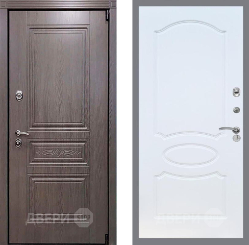 Входная металлическая Дверь Рекс (REX) Премиум-S FL-128 Белый ясень в Наро-Фоминске