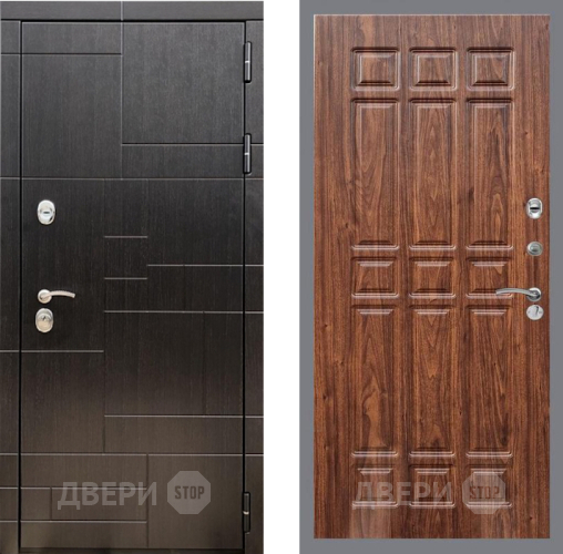 Входная металлическая Дверь Рекс (REX) 20 FL-33 орех тисненый в Наро-Фоминске
