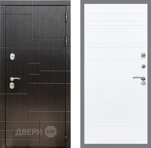 Входная металлическая Дверь Рекс (REX) 20 Line Силк Сноу в Наро-Фоминске