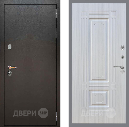 Входная металлическая Дверь Рекс (REX) 5 Серебро Антик FL-2 Сандал белый в Наро-Фоминске