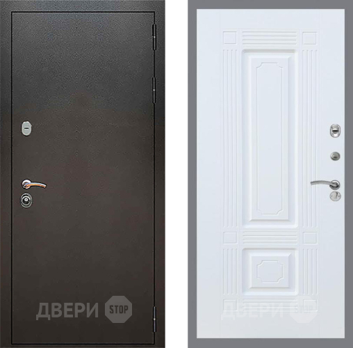 Дверь Рекс (REX) 5 Серебро Антик FL-2 Силк Сноу в Наро-Фоминске