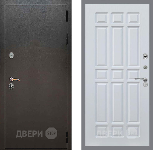 Дверь Рекс (REX) 5 Серебро Антик FL-33 Белый ясень в Наро-Фоминске