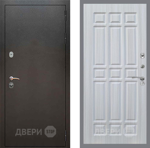 Входная металлическая Дверь Рекс (REX) 5 Серебро Антик FL-33 Сандал белый в Наро-Фоминске