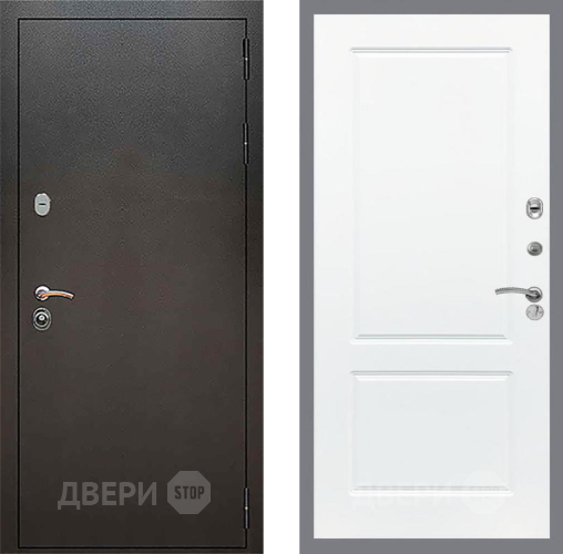 Дверь Рекс (REX) 5 Серебро Антик FL-117 Силк Сноу в Наро-Фоминске