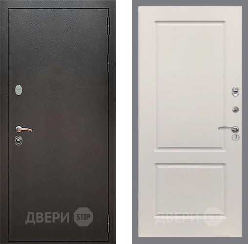 Входная металлическая Дверь Рекс (REX) 5 Серебро Антик FL-117 Шампань в Наро-Фоминске