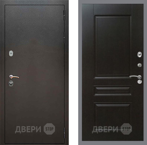 Входная металлическая Дверь Рекс (REX) 5 Серебро Антик FL-243 Венге в Наро-Фоминске