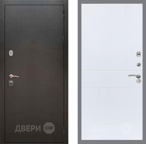 Дверь Рекс (REX) 5 Серебро Антик FL-290 Силк Сноу в Наро-Фоминске