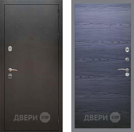 Дверь Рекс (REX) 5 Серебро Антик GL Дуб тангенальный черный в Наро-Фоминске