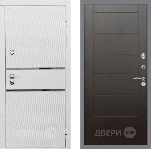 Входная металлическая Дверь Рекс (REX) 15 Силк Сноу Сити Венге в Наро-Фоминске
