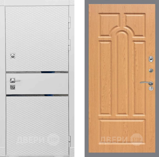 Входная металлическая Дверь Рекс (REX) 15 Силк Сноу FL-58 Дуб в Наро-Фоминске