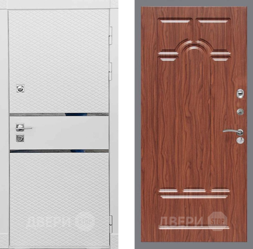 Входная металлическая Дверь Рекс (REX) 15 Силк Сноу FL-58 орех тисненый в Наро-Фоминске