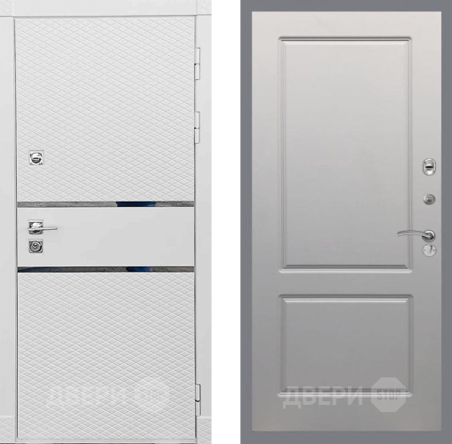 Входная металлическая Дверь Рекс (REX) 15 Силк Сноу FL-117 Грей софт в Наро-Фоминске