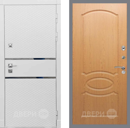 Входная металлическая Дверь Рекс (REX) 15 Силк Сноу FL-128 Дуб в Наро-Фоминске