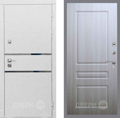 Входная металлическая Дверь Рекс (REX) 15 Силк Сноу FL-243 Сандал белый в Наро-Фоминске