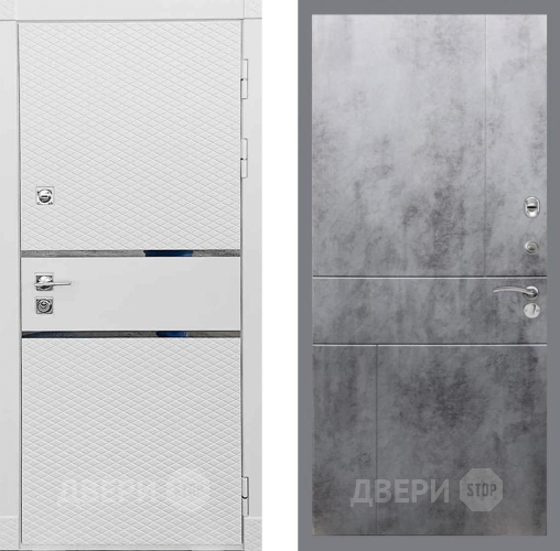 Входная металлическая Дверь Рекс (REX) 15 Силк Сноу FL-290 Бетон темный в Наро-Фоминске